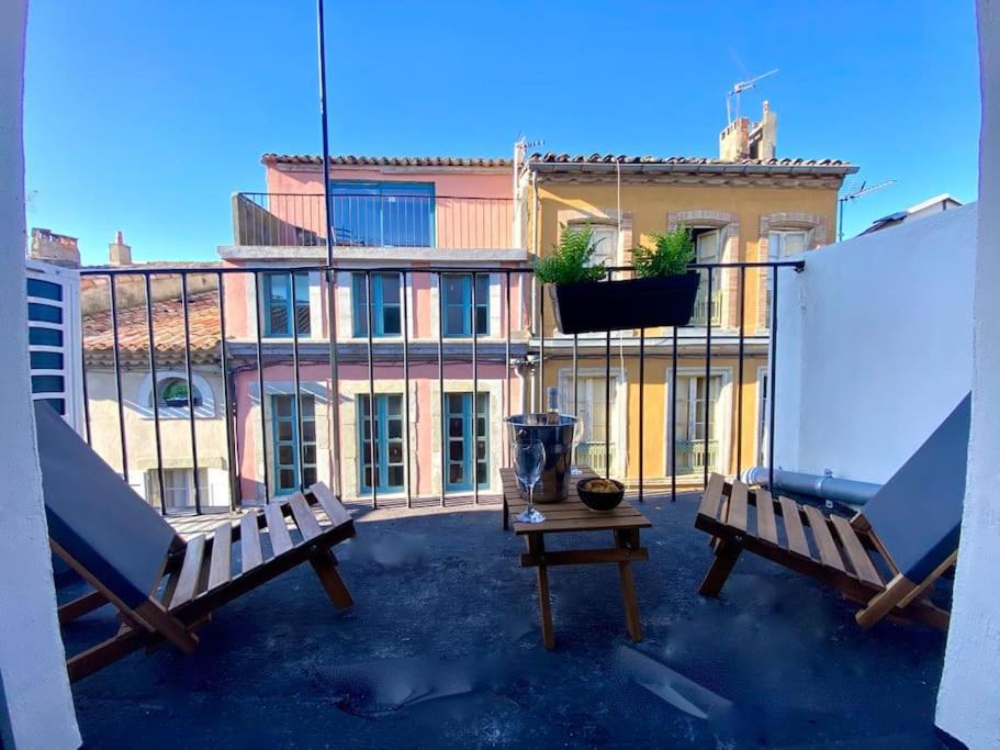 Centr'Halles #3 Terrasse Vue Cathedrale, Clim! Carcassonne Exterior photo